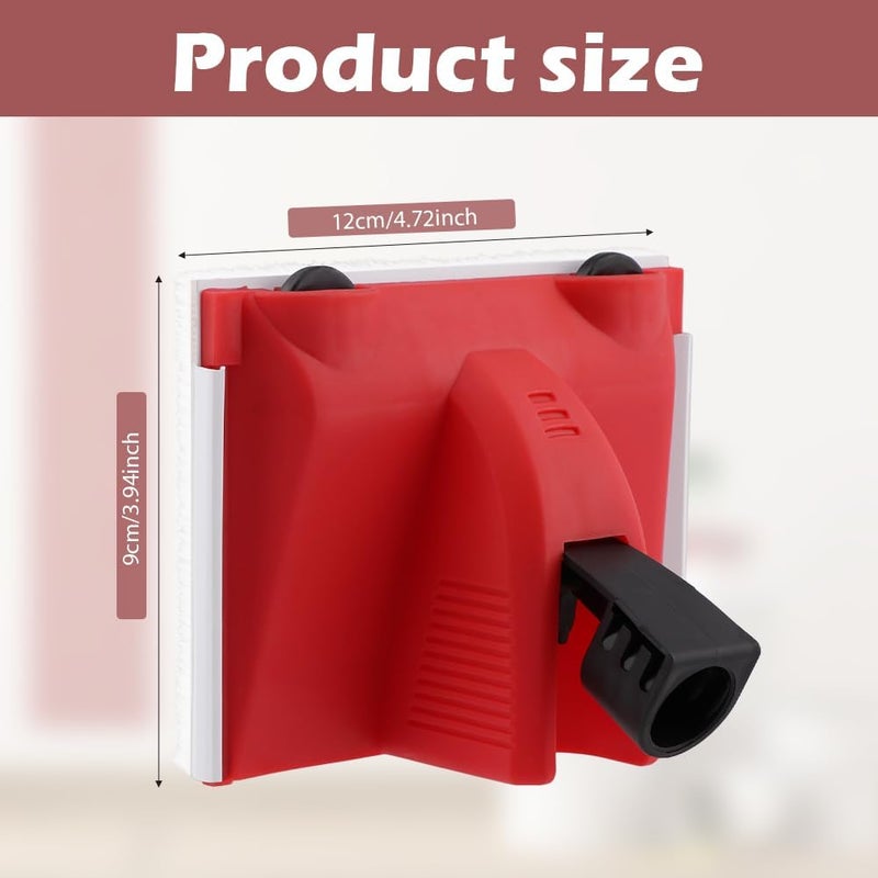 PUXING Paint Edger Trimmer Edge Painting Tool Paint Pad Applicator Edge Trimmer & Paint Edger Tool for Walls, Ceilings, Corners (Color:Red) - Image 2